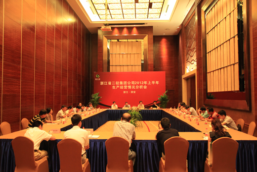 集团公司召开2012年上半年生产经营情况分析会