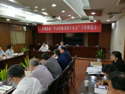 省国资委召开省属企业“平安护航党的十九大”工作推进会