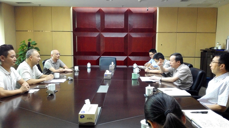 香港大公文汇传媒集团总裁助理章子峰一行到集团洽谈合作