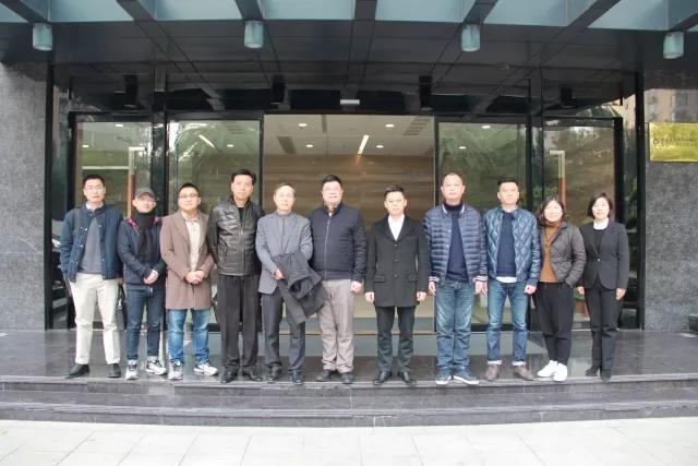 集团公司党委书记总经理虞岳明赴山水集团洽谈合作