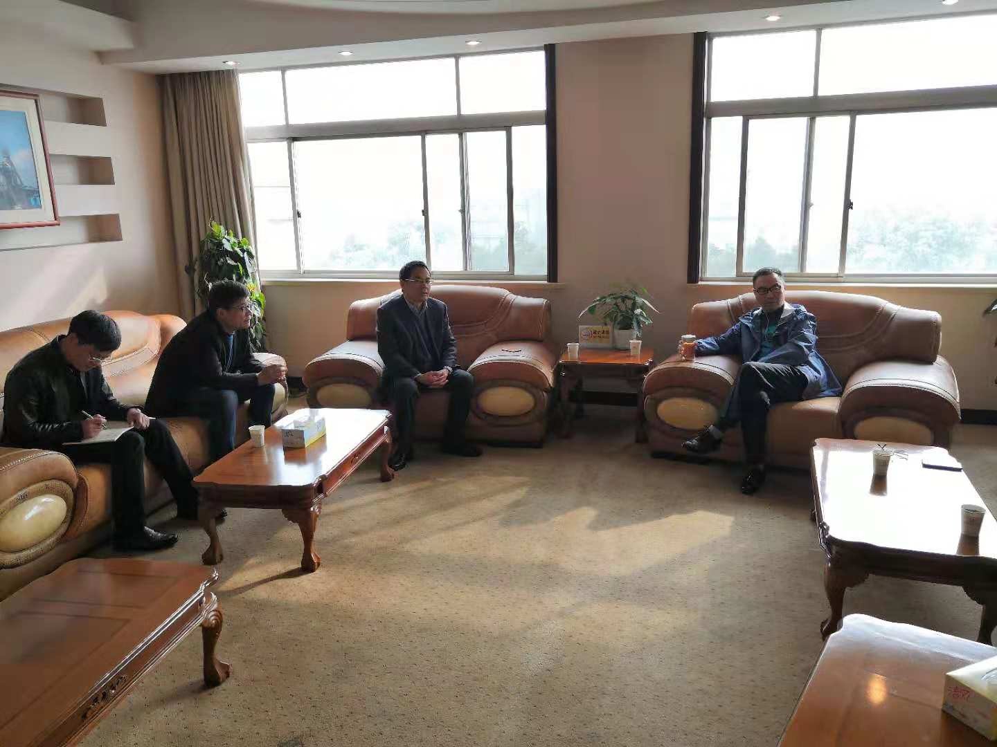 集团公司副总经理徐旭阳一行赴杭钢集团交流考察