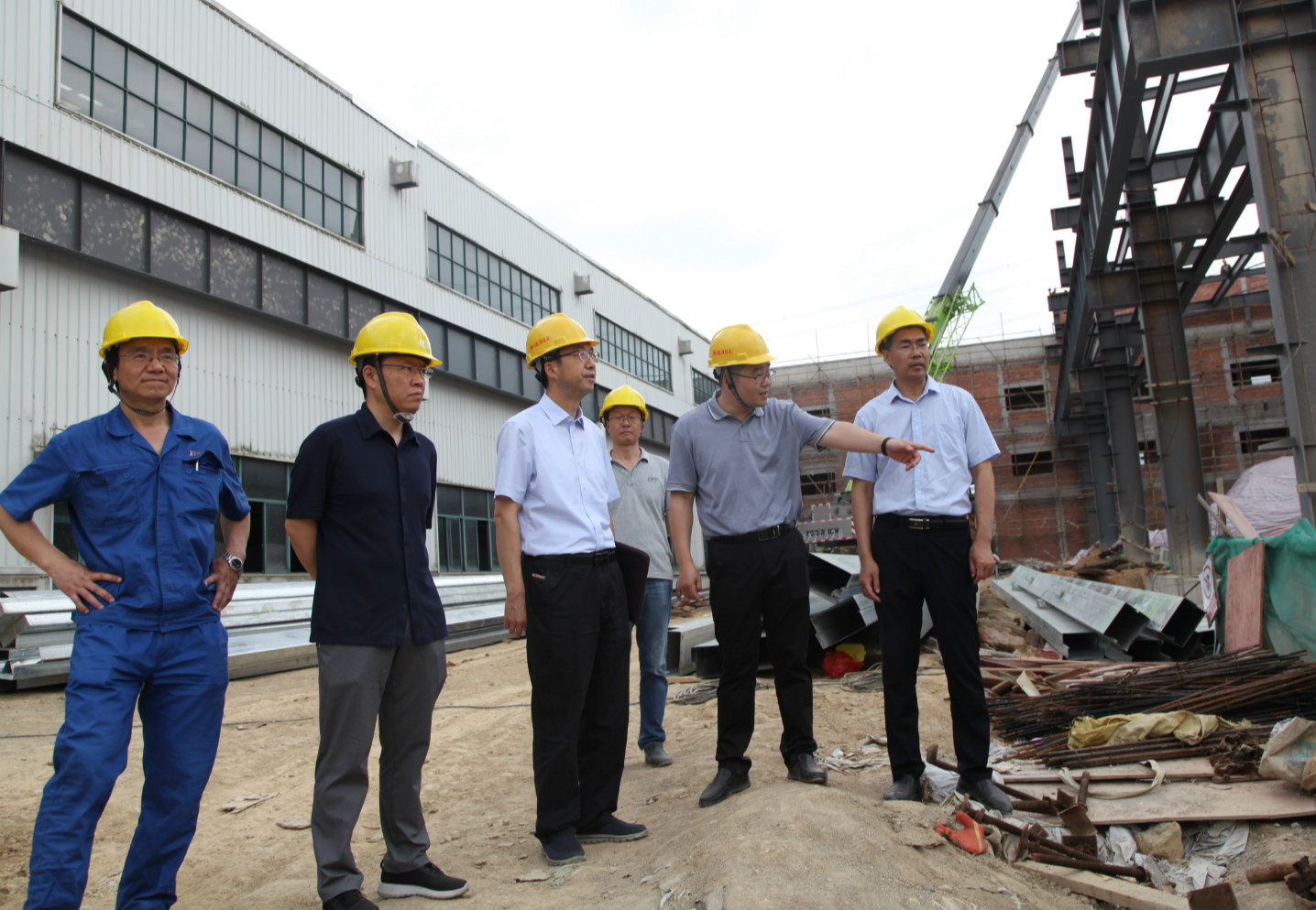 吴敏一行赴申达德清基地调研指导