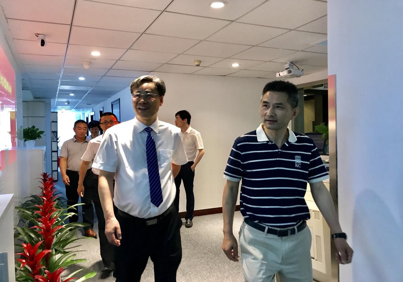 集团公司副总经理蔡玉林赴广杰公司调研指导工作