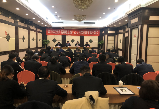 开云网页版公司党委巡察组召开巡察广杰公司党支部情况反馈会