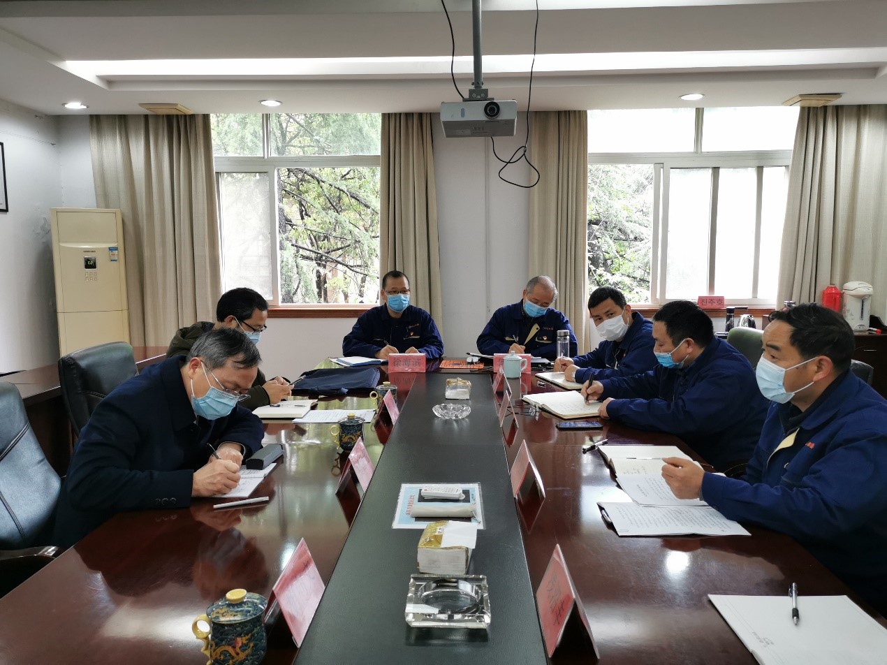 集团公司党委书记、董事长虞岳明赴申达公司调研指导工作