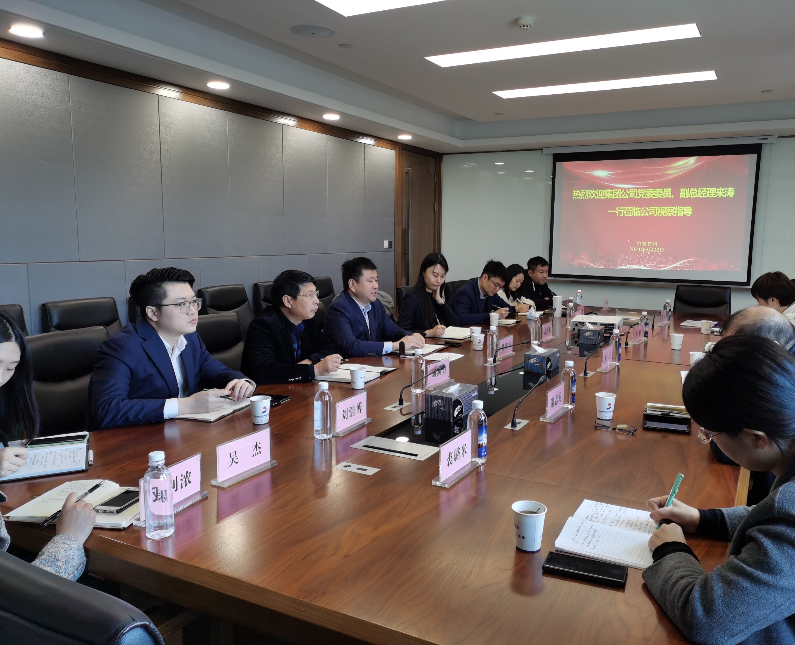 来涛赴建设租赁公司调研指导