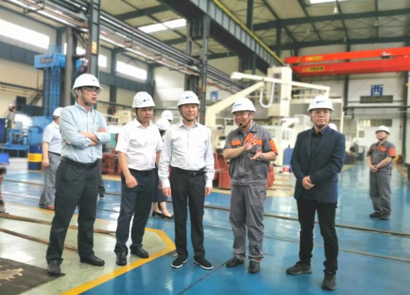 省国资委一级巡视员沈建平赴申达公司开展双服务调研工作