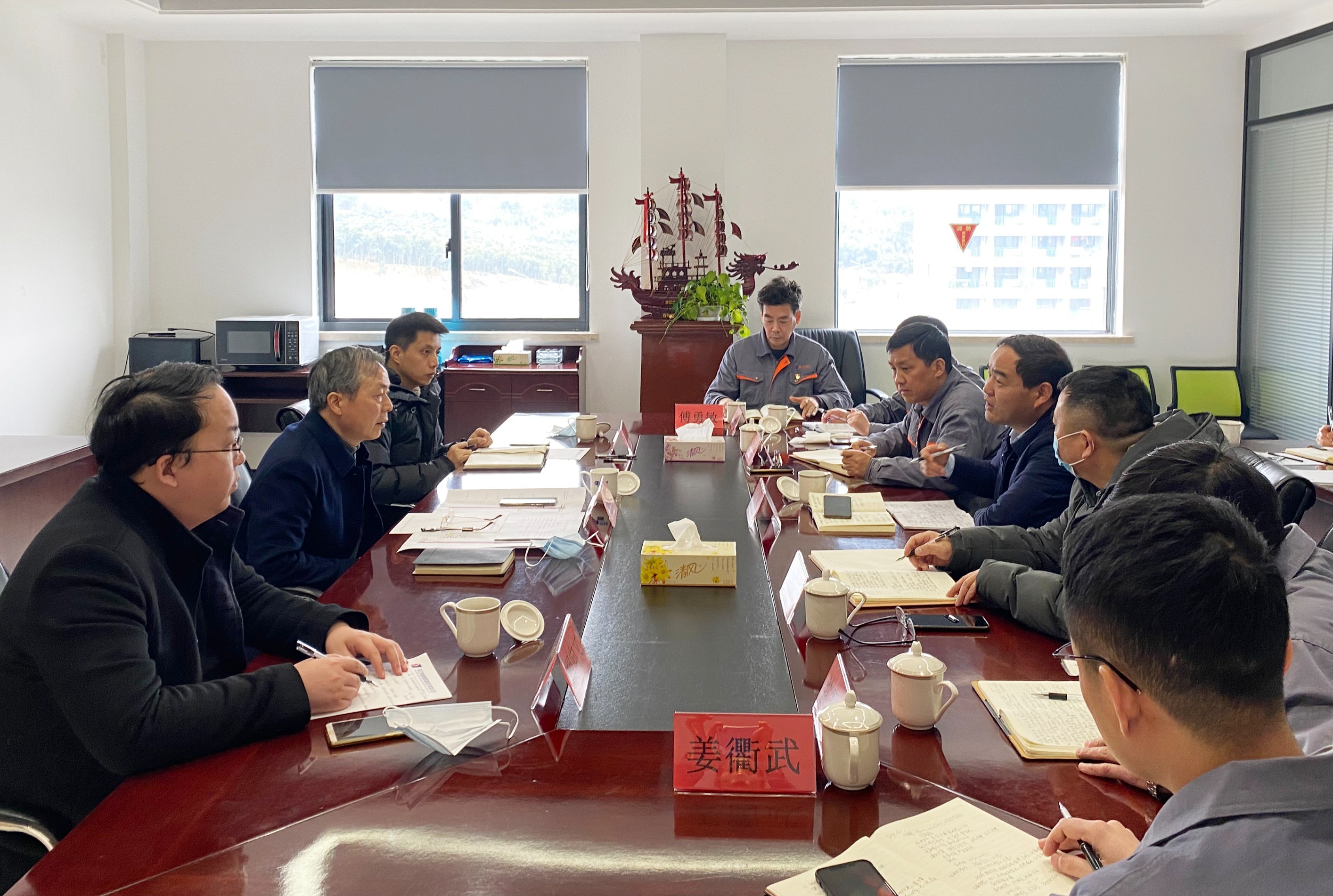 虞岳明强调：以钉钉子精神抓好工作落实 推动申达机器公司高质量发展