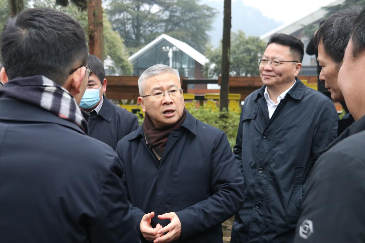 浙江省副省长徐文光一行赴溪口调研指导工作