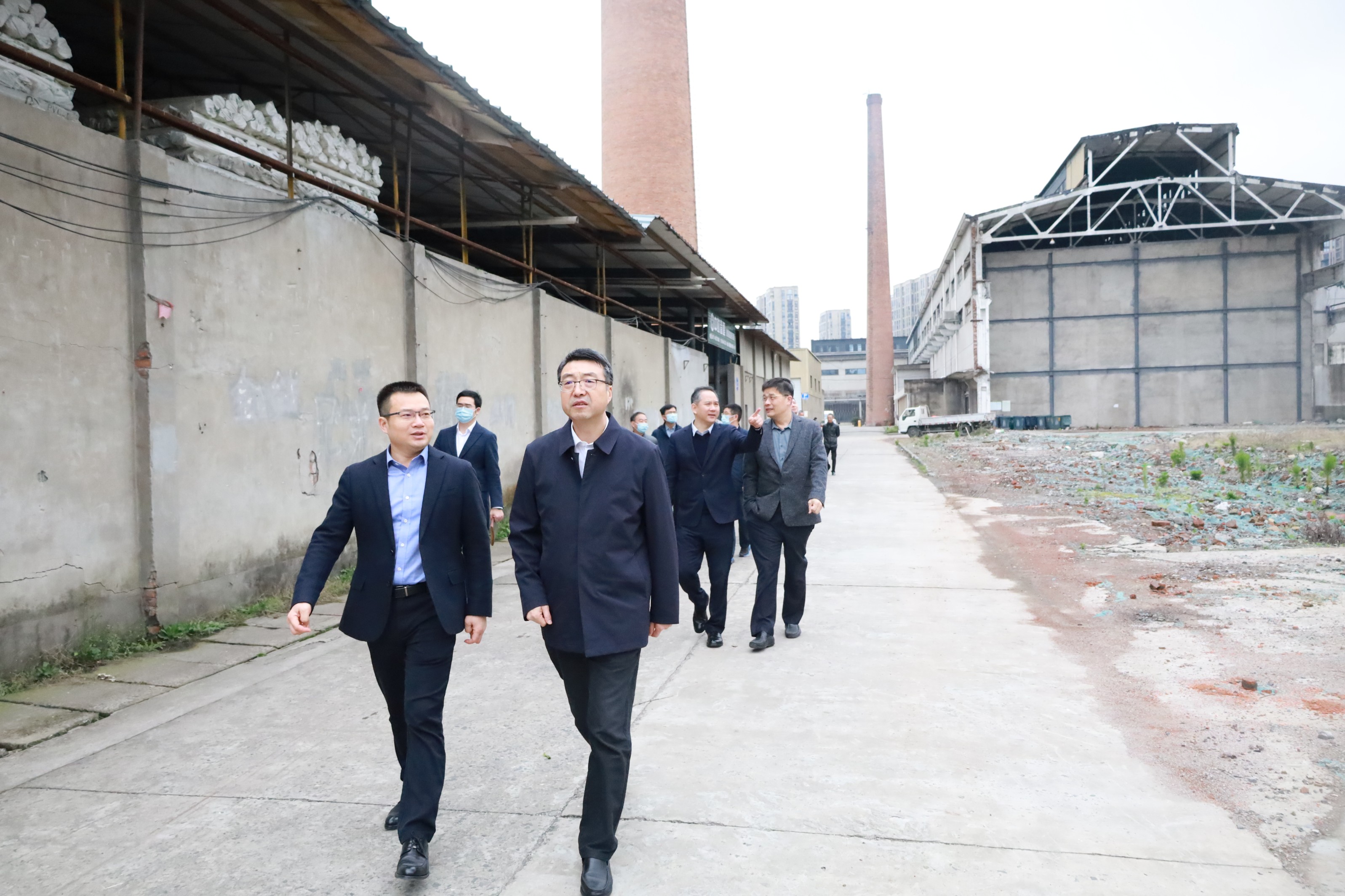 吴敏赴信联产业园调研指导